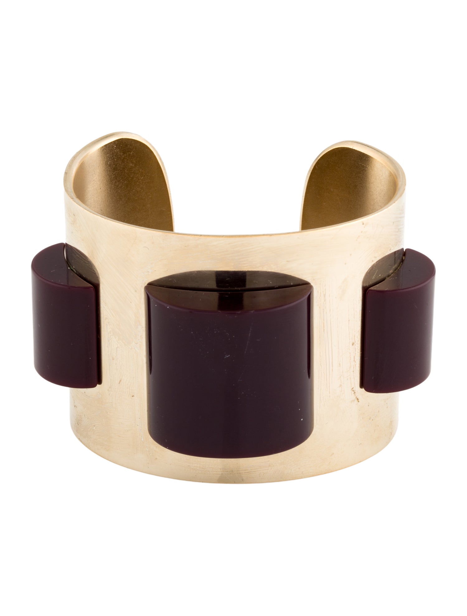 Salvatore Ferragamo Resin Column Cuff