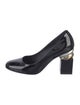 Salvatore Ferragamo Patent Leather Printed Pumps