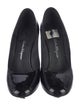 Salvatore Ferragamo Patent Leather Printed Pumps