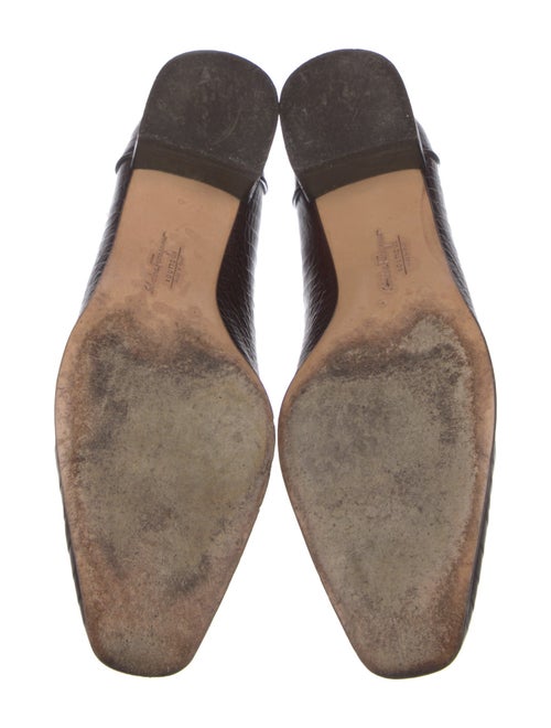 Salvatore Ferragamo Embossed Leather Loafers