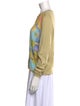Salvatore Ferragamo Floral Print Crew Neck Sweatshirt