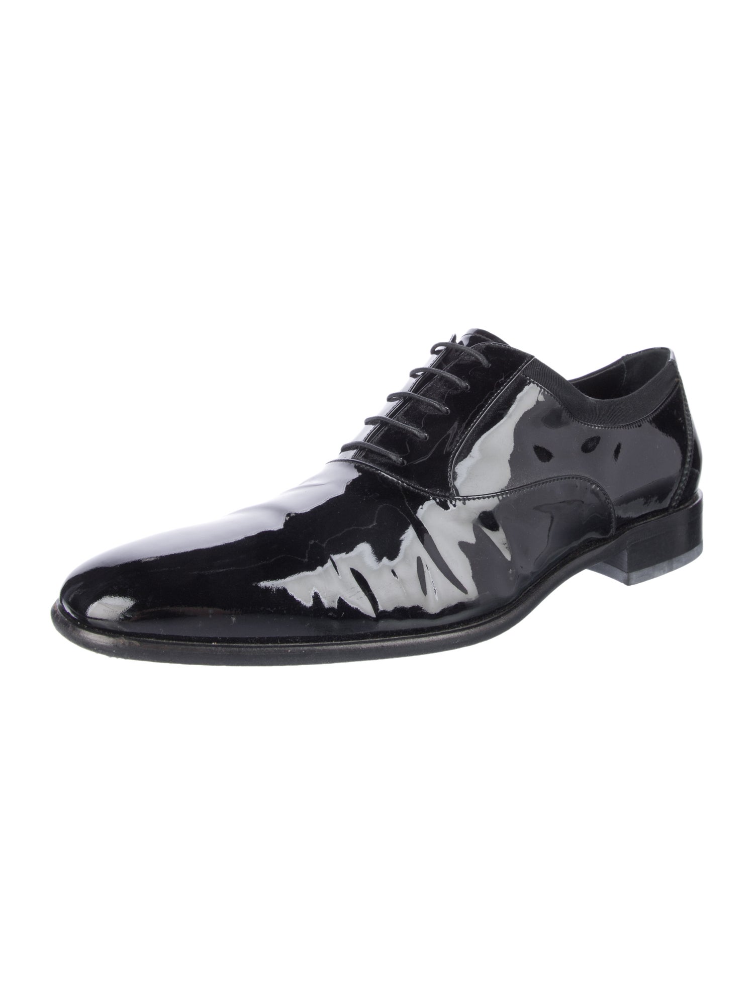 Salvatore Ferragamo Patent Leather Oxfords