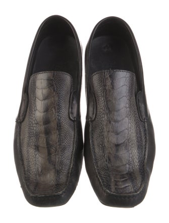 Salvatore Ferragamo Ostrich Leg Drivers