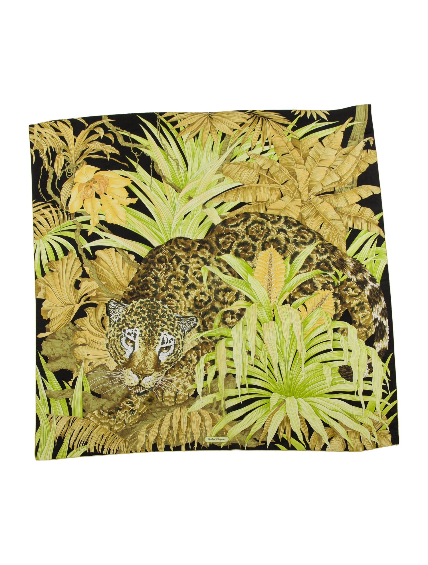 Salvatore Ferragamo Silk Floral Print Pareo