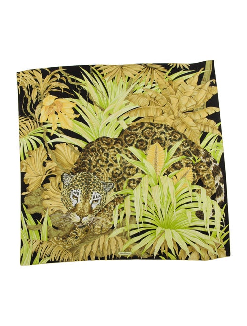 Salvatore Ferragamo Silk Floral Print Pareo