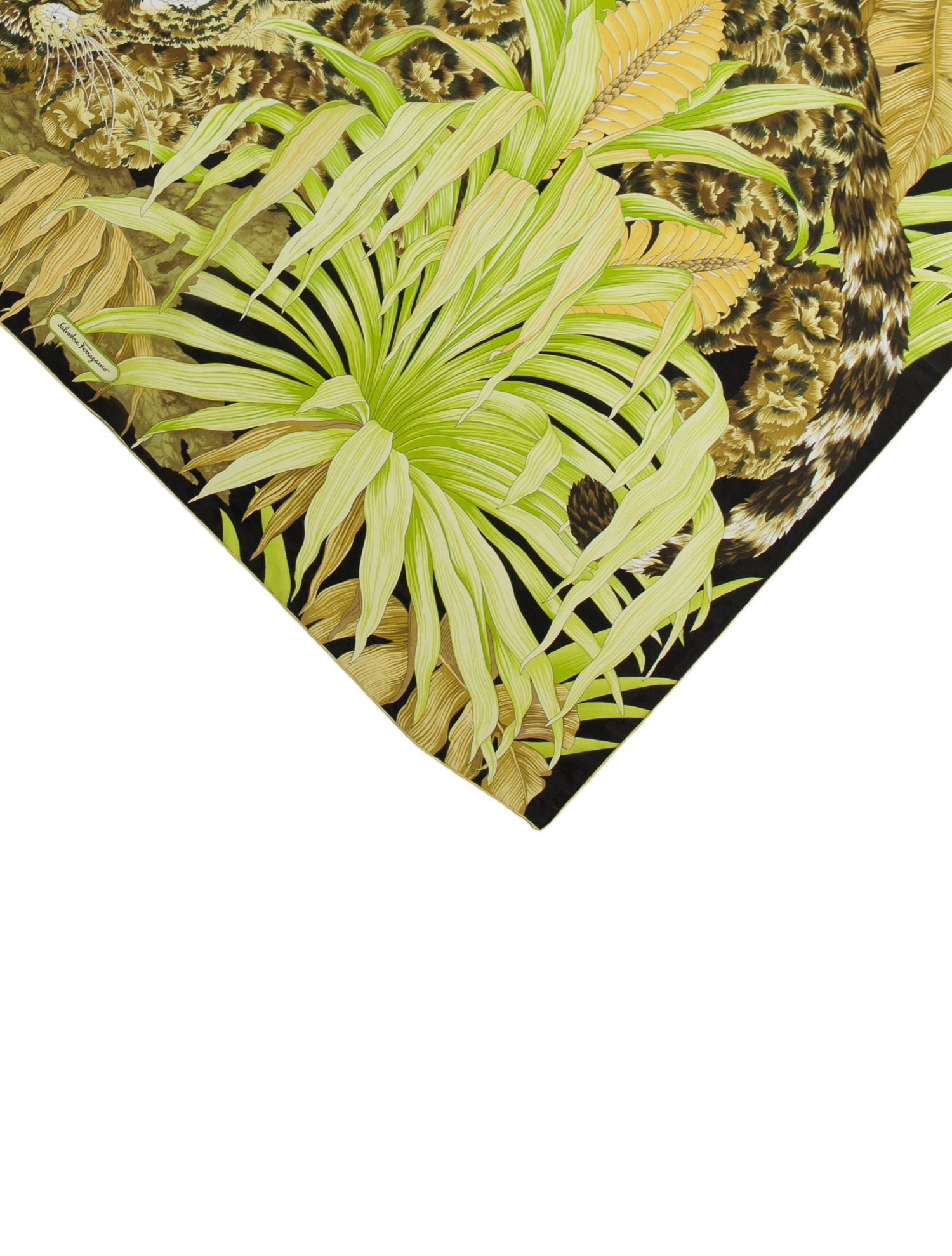 Salvatore Ferragamo Silk Floral Print Pareo