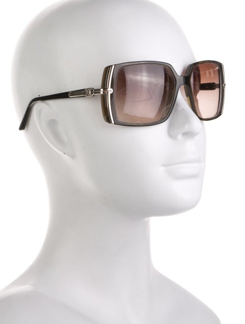 Salvatore Ferragamo Oversize Gradient Sunglasses