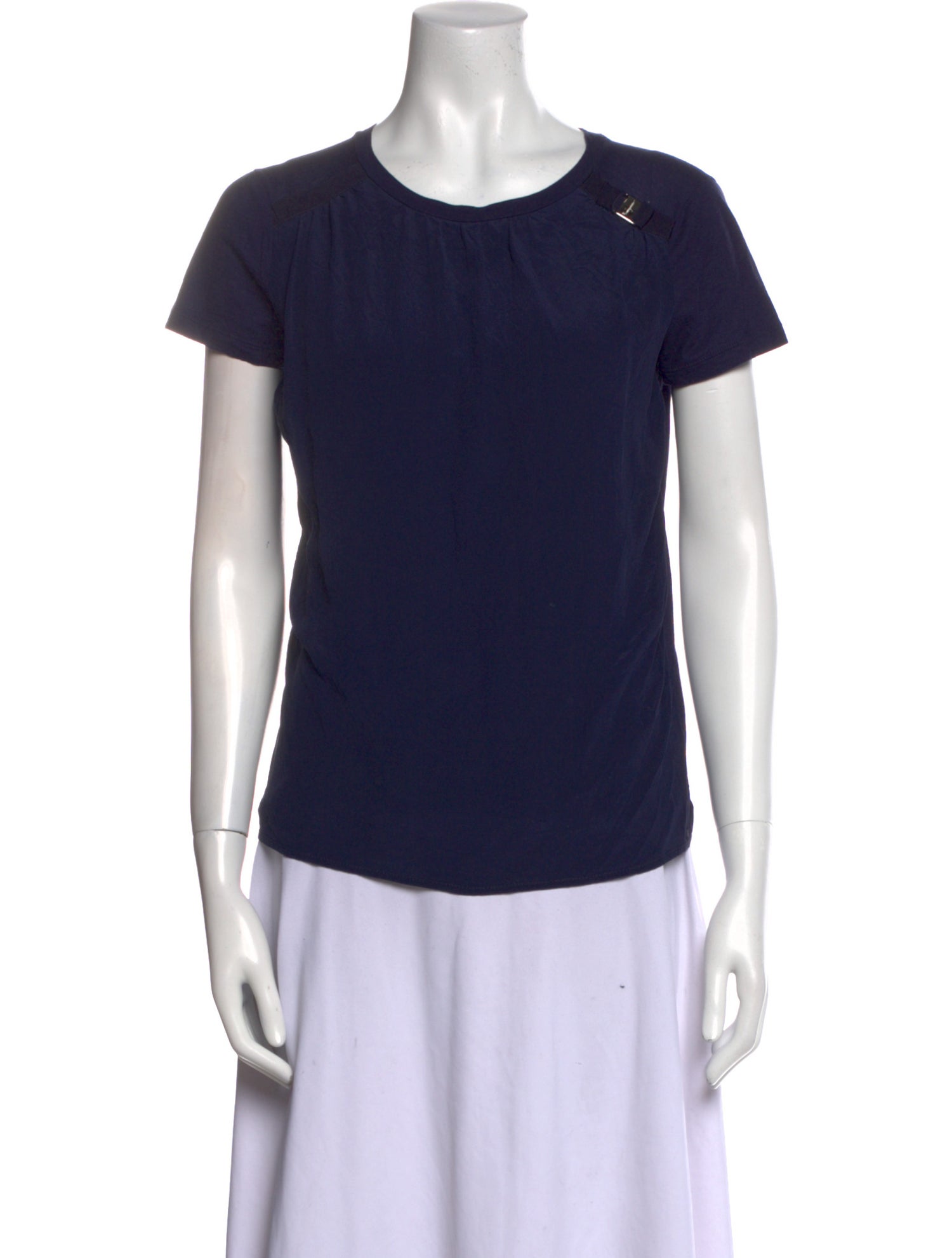 Salvatore Ferragamo Crew Neck Short Sleeve T-Shirt