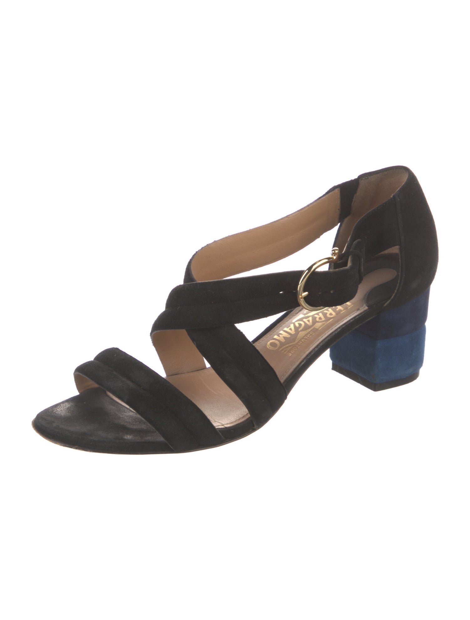 Salvatore Ferragamo Suede Sandals