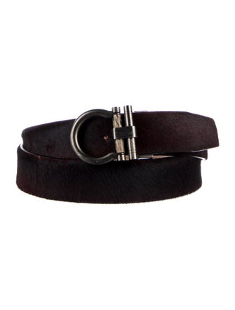 Salvatore Ferragamo Ponyhair Belt
