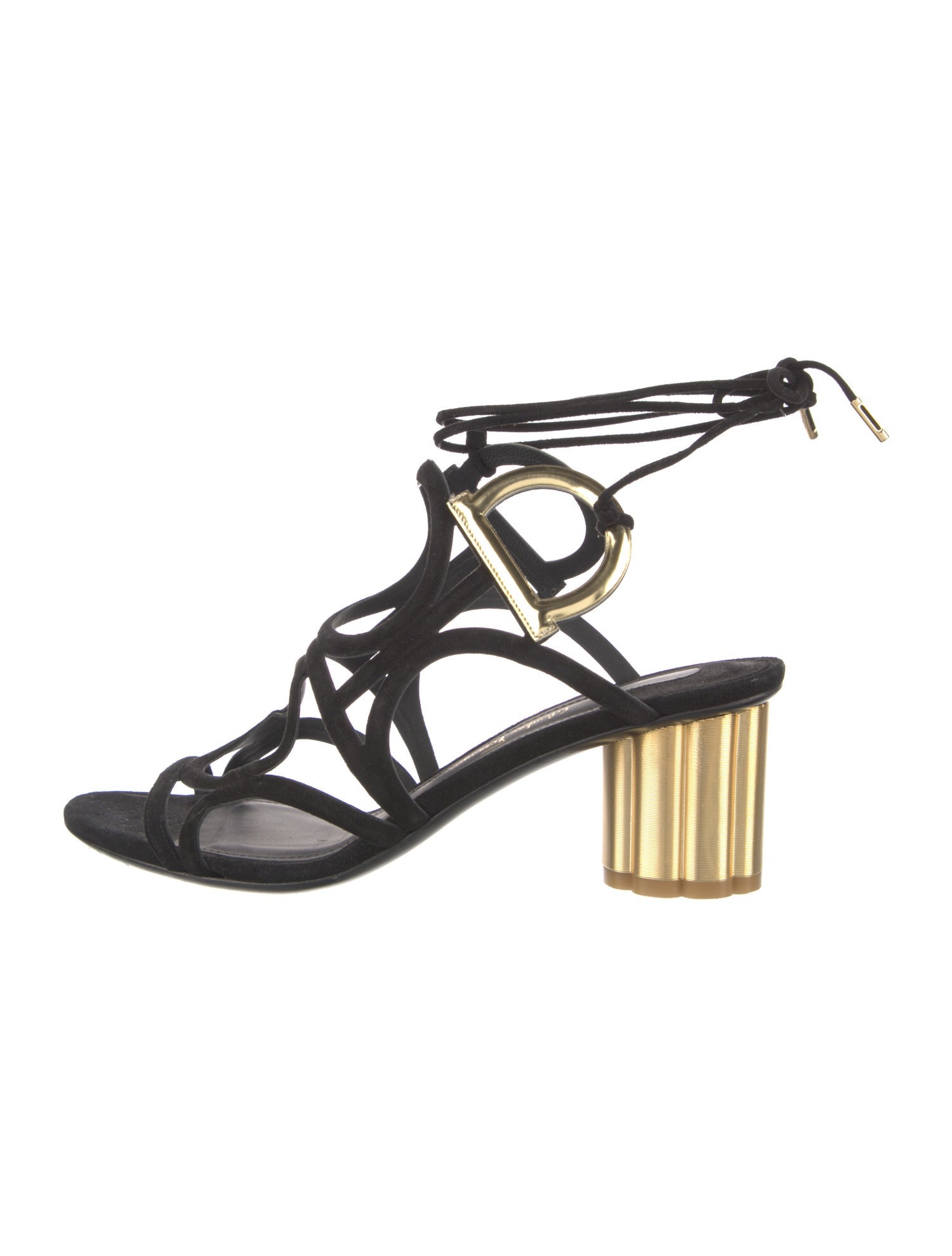 Salvatore Ferragamo Suede Slingback Sandals