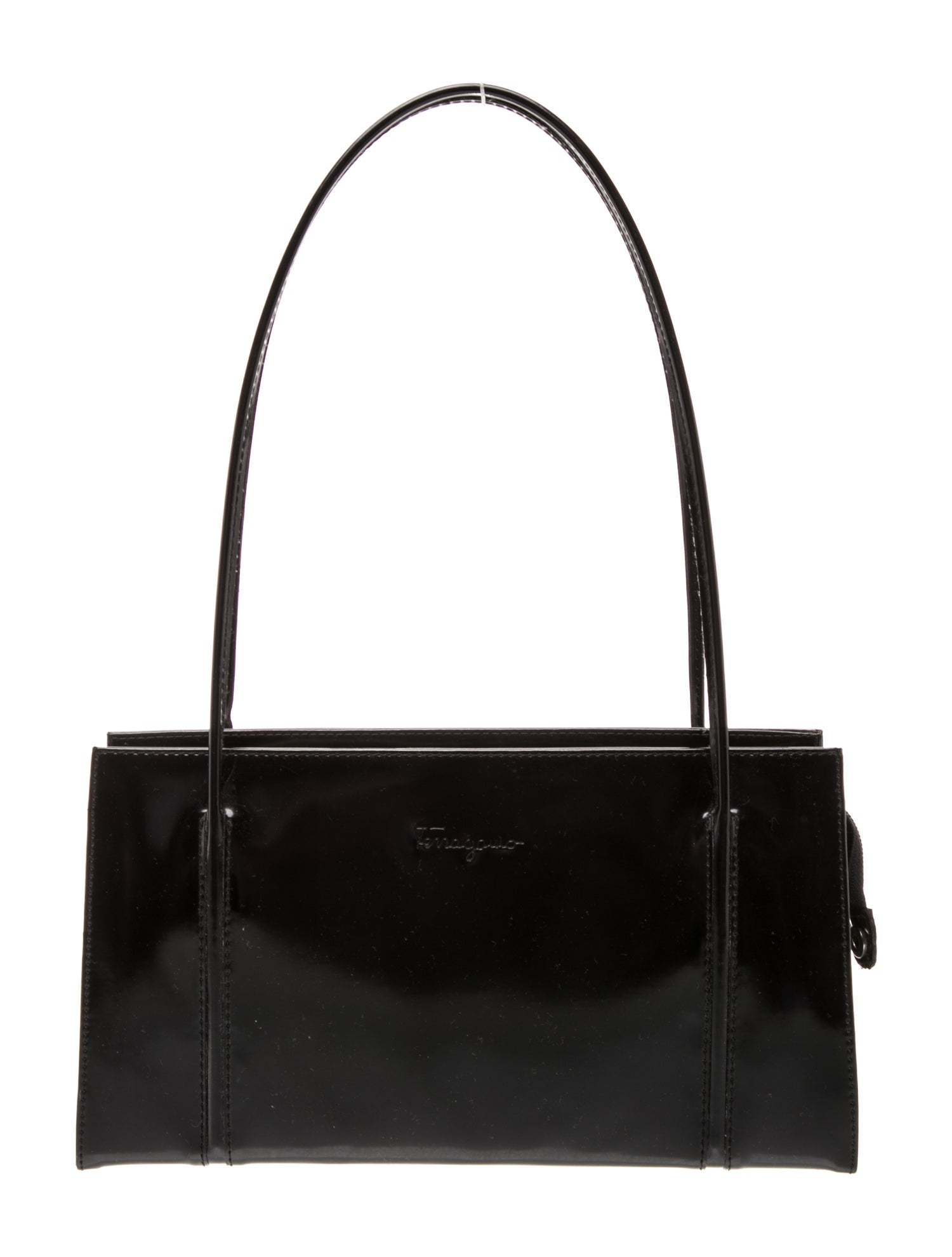 Salvatore Ferragamo Patent Leather Shoulder Bag