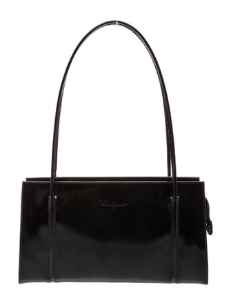 Salvatore Ferragamo Patent Leather Shoulder Bag