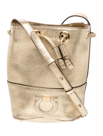 Salvatore Ferragamo Leather Bucket Bag