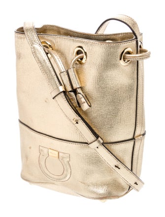 Salvatore Ferragamo Leather Bucket Bag