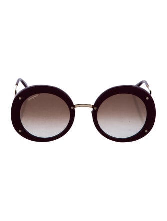 Salvatore Ferragamo Oversize Gradient Sunglasses