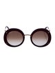 Salvatore Ferragamo Oversize Gradient Sunglasses