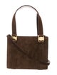 Salvatore Ferragamo Suede Top Handle Bag