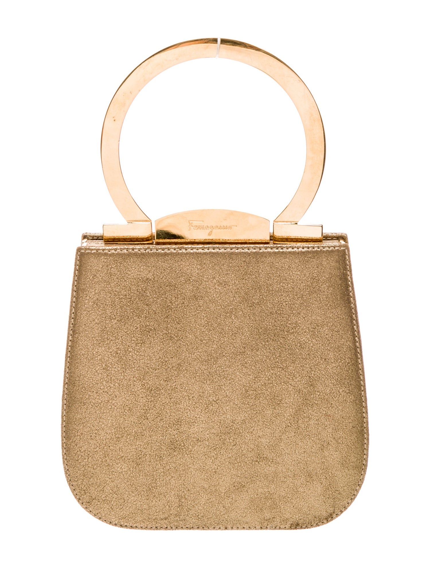 Salvatore Ferragamo Leather Top Handle Bag