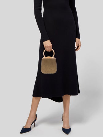 Salvatore Ferragamo Leather Top Handle Bag