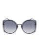 Salvatore Ferragamo Oversize Gradient Sunglasses