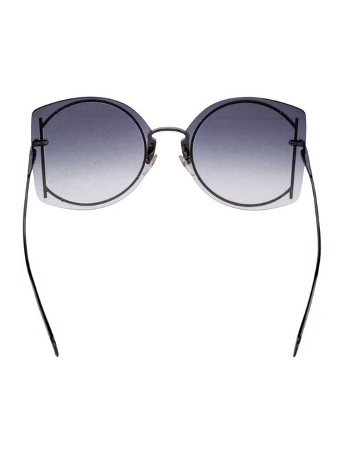 Salvatore Ferragamo Oversize Gradient Sunglasses
