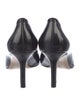 Salvatore Ferragamo Leather Bow Accents Pumps
