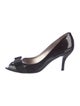 Salvatore Ferragamo Vara Bow Accent Patent Leather Pumps