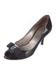 Salvatore Ferragamo Vara Bow Accent Patent Leather Pumps