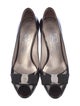 Salvatore Ferragamo Vara Bow Accent Patent Leather Pumps