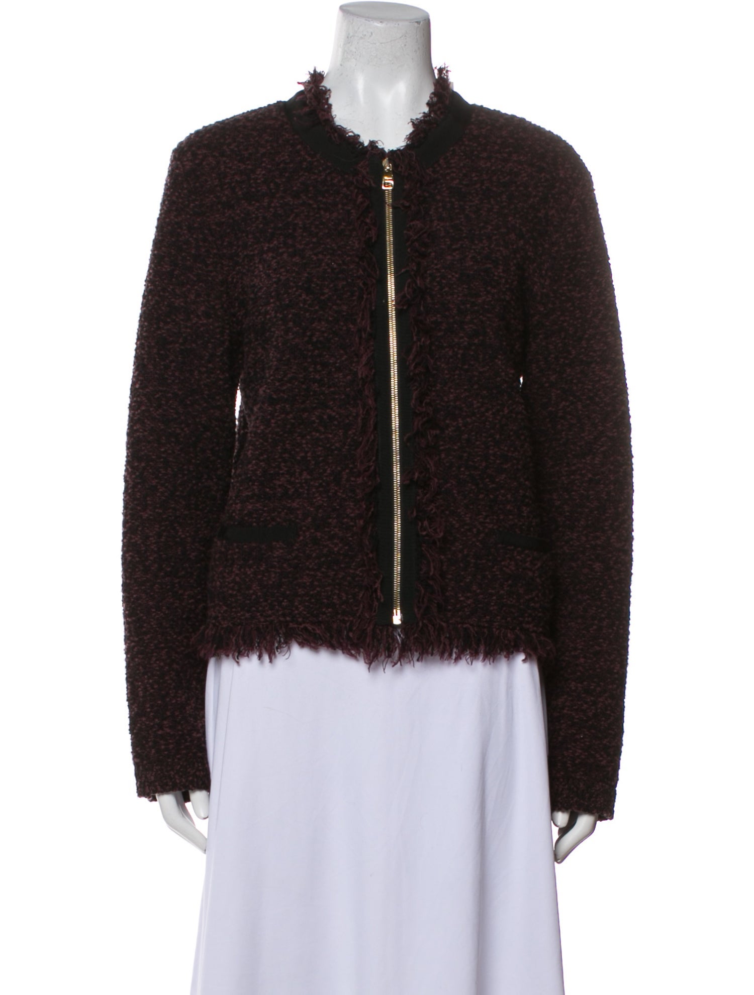 Salvatore Ferragamo Wool Tweed Pattern Evening Jacket