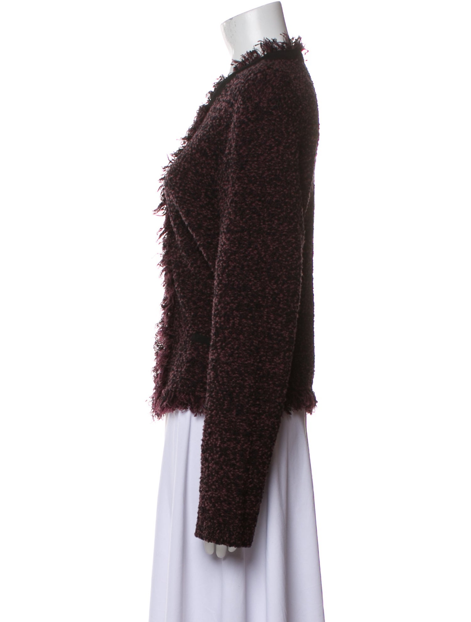 Salvatore Ferragamo Wool Tweed Pattern Evening Jacket