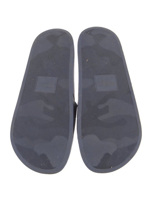 Salvatore Ferragamo Gancini Logo Rubber Slides