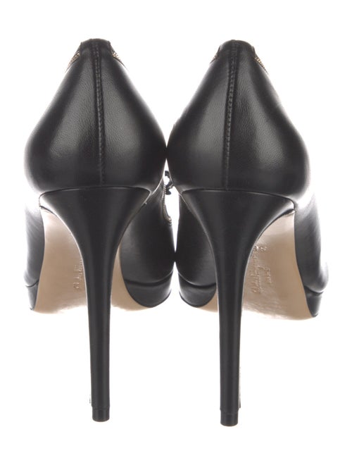 Salvatore Ferragamo Vara Bow Accent Leather Pumps