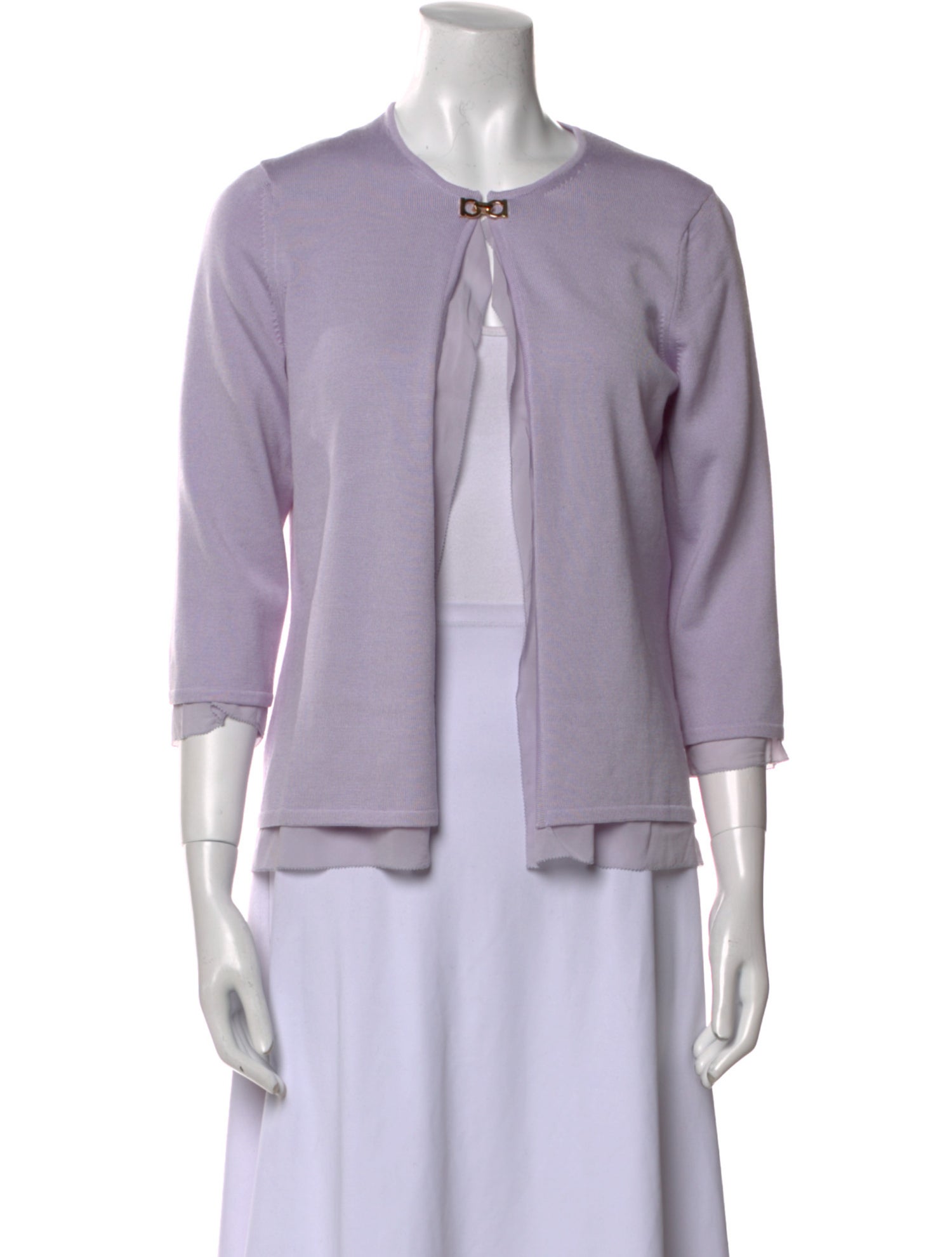 Salvatore Ferragamo Virgin Wool Crew Neck Sweater