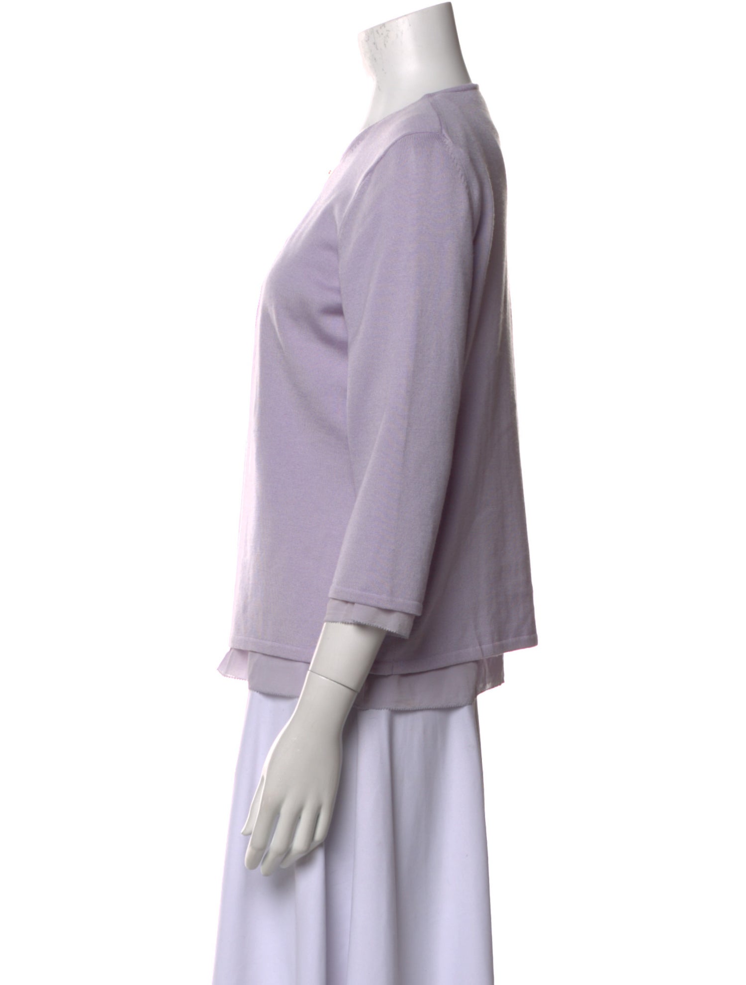 Salvatore Ferragamo Virgin Wool Crew Neck Sweater