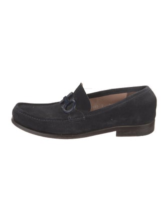 Salvatore Ferragamo Suede Dress Loafers