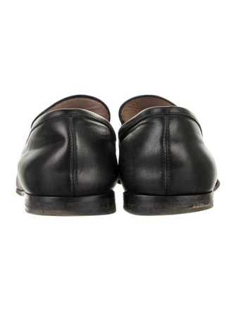 Salvatore Ferragamo Gancini Logo Leather Dress Loafers