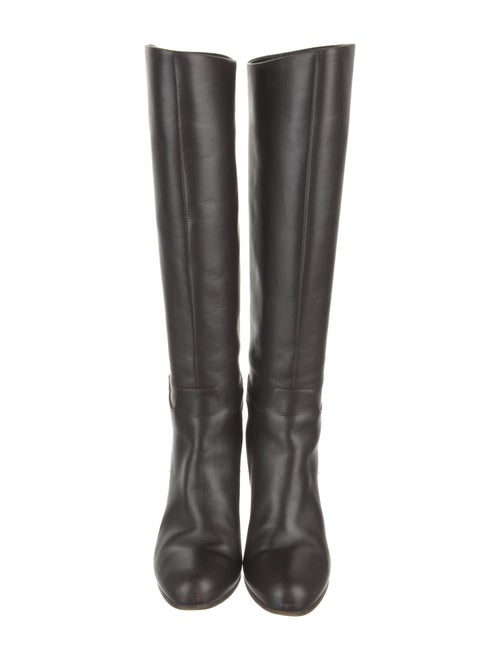 Salvatore Ferragamo Leather Riding Boots