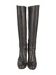 Salvatore Ferragamo Leather Riding Boots