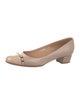 Salvatore Ferragamo Vara Bow Accent Leather Pumps