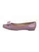 Salvatore Ferragamo Vara Bow Accent Patent Leather Ballet Flats