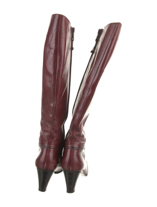Salvatore Ferragamo Leather Riding Boots