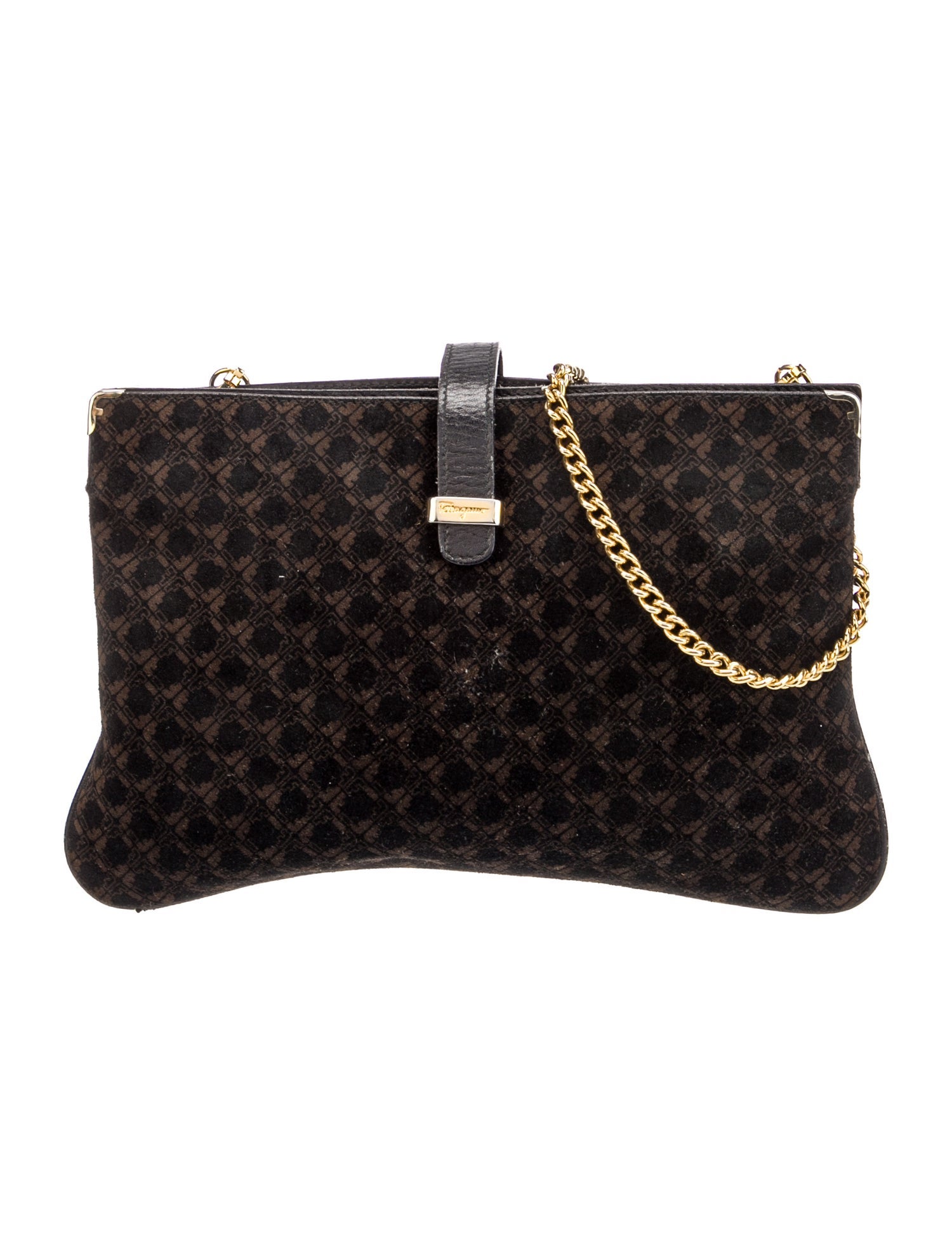 Salvatore Ferragamo Suede Messenger Bag