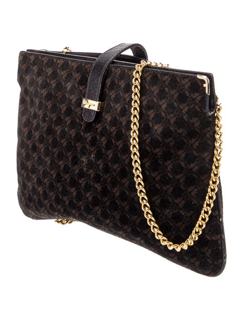 Salvatore Ferragamo Suede Messenger Bag