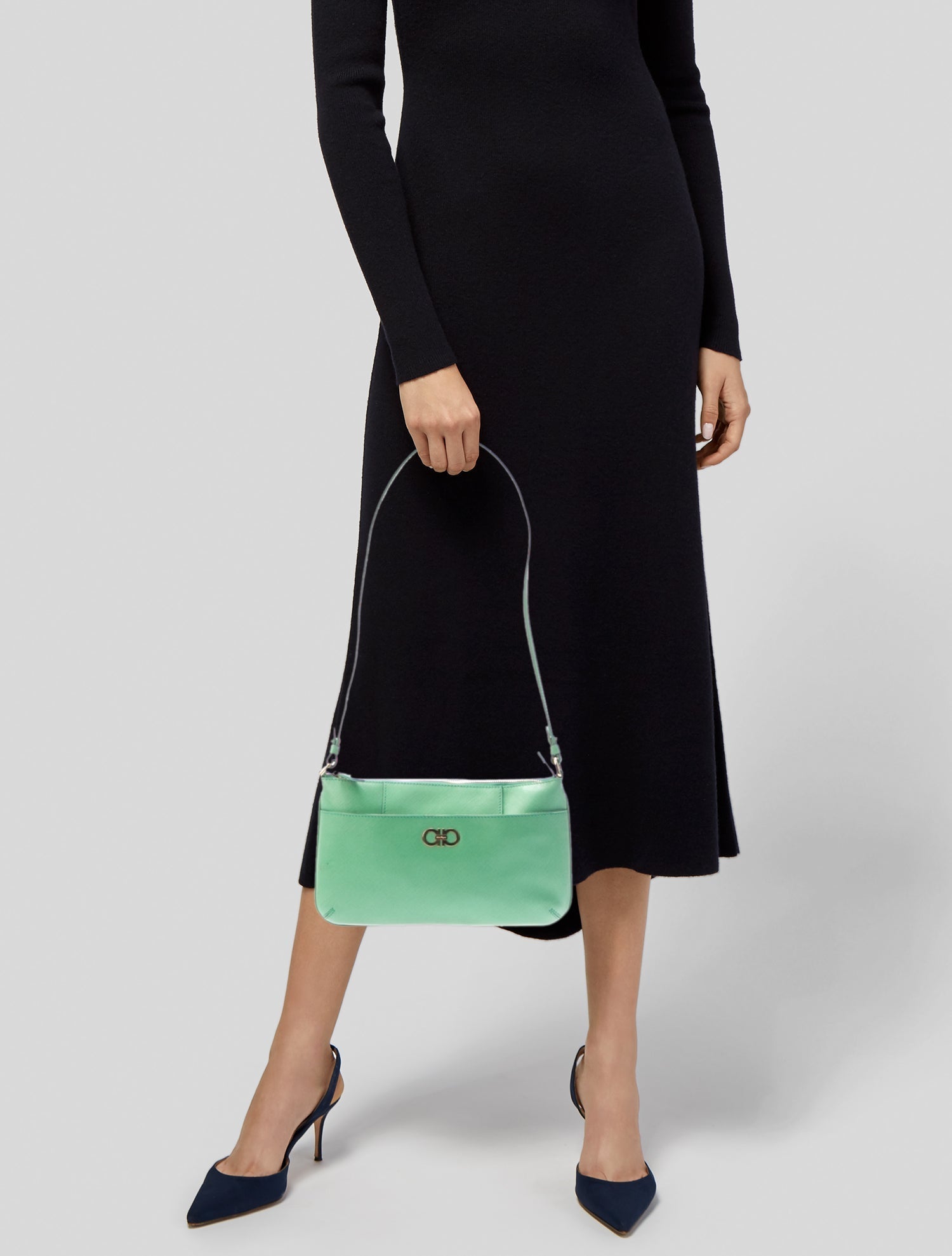 Salvatore Ferragamo Leather Shoulder Bag