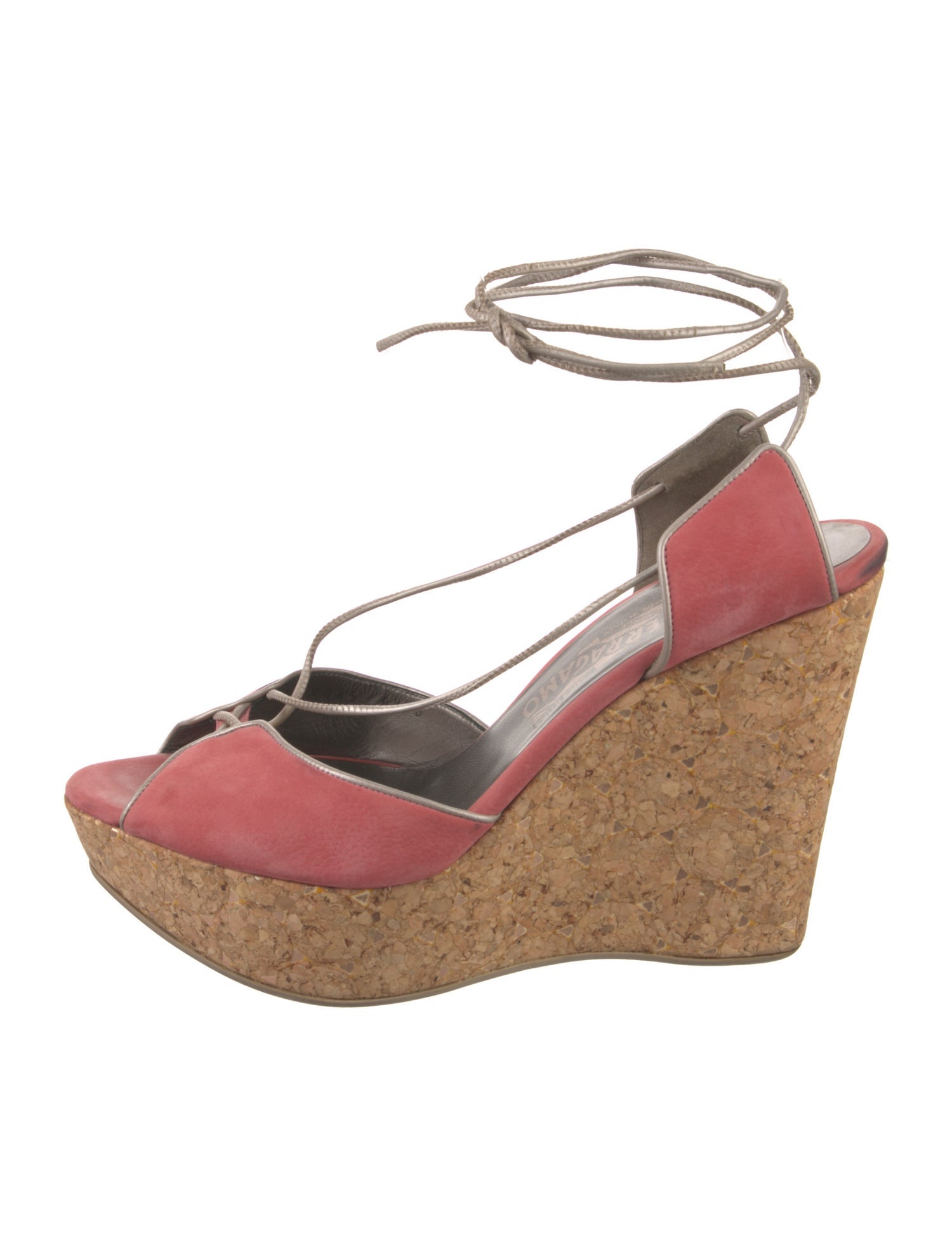 Salvatore Ferragamo Suede Slingback Sandals