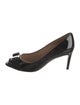Salvatore Ferragamo Vara Bow Accent Patent Leather Pumps