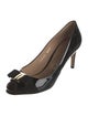 Salvatore Ferragamo Vara Bow Accent Patent Leather Pumps