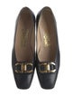 Salvatore Ferragamo Gancini Logo Leather Pumps